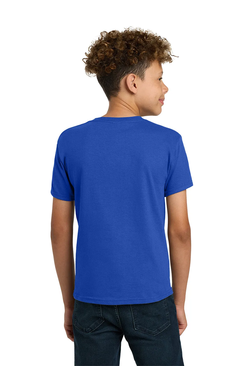 Gildan Youth Short Sleeve Crewneck T-Shirt - Royal Blue  Affordable Clothing Gildan