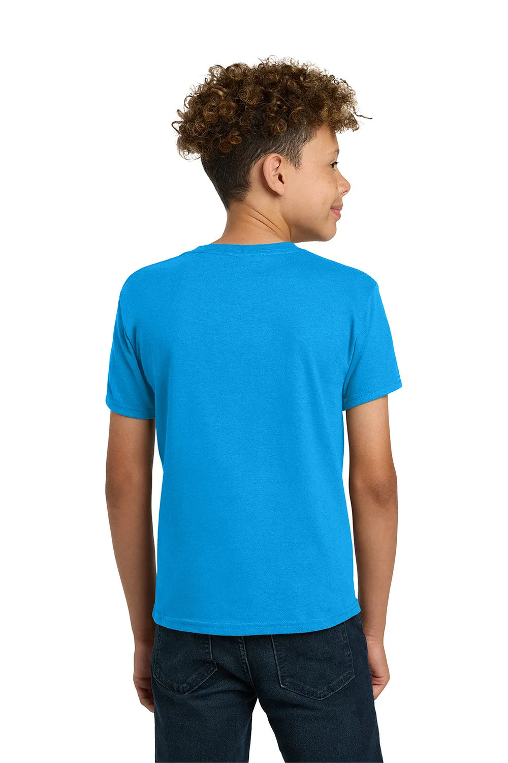 Gildan Youth Short Sleeve Crewneck T-Shirt - Sapphire Blue  Affordable Clothing Gildan