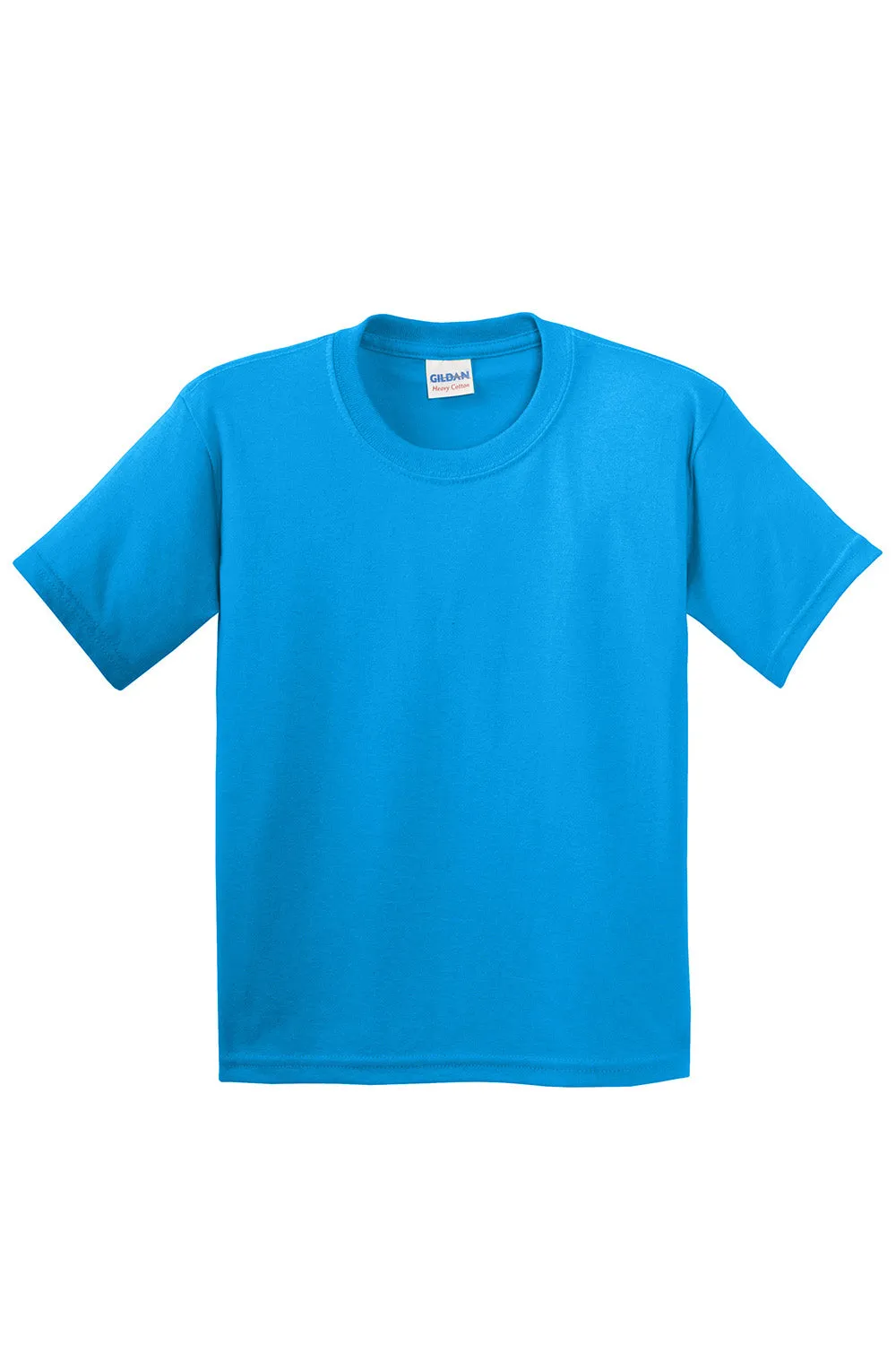 Gildan Youth Short Sleeve Crewneck T-Shirt - Sapphire Blue  Affordable Clothing Gildan