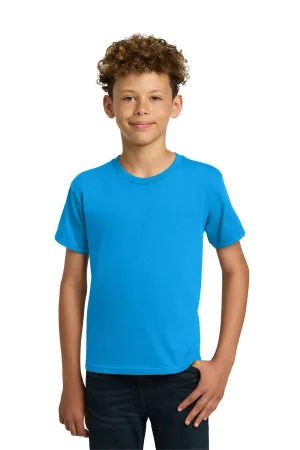 Gildan Youth Short Sleeve Crewneck T-Shirt - Sapphire Blue  Affordable Clothing Gildan