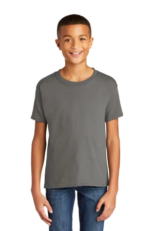 Gildan Youth Softstyle Short Sleeve Crewneck T-Shirt - Charcoal Grey  Affordable Clothing Gildan