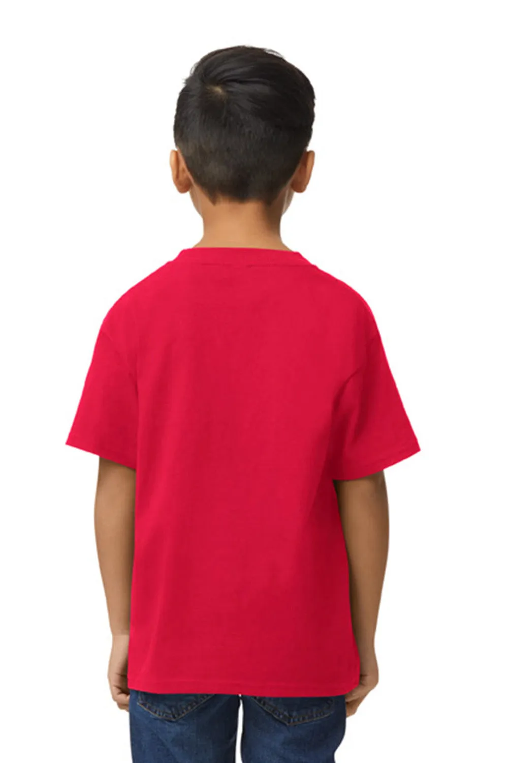 Gildan Youth Softstyle Short Sleeve Crewneck T-Shirt - Red  Affordable Clothing Gildan
