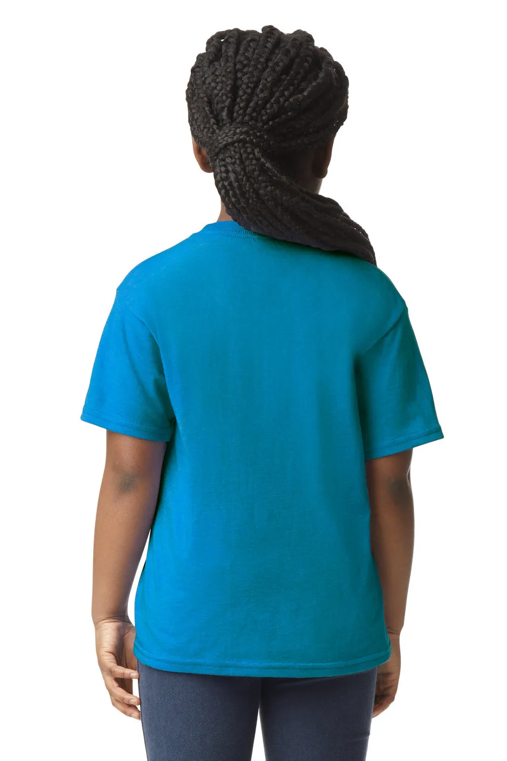 Gildan Youth Softstyle Short Sleeve Crewneck T-Shirt - Sapphire Blue  Affordable Clothing Gildan