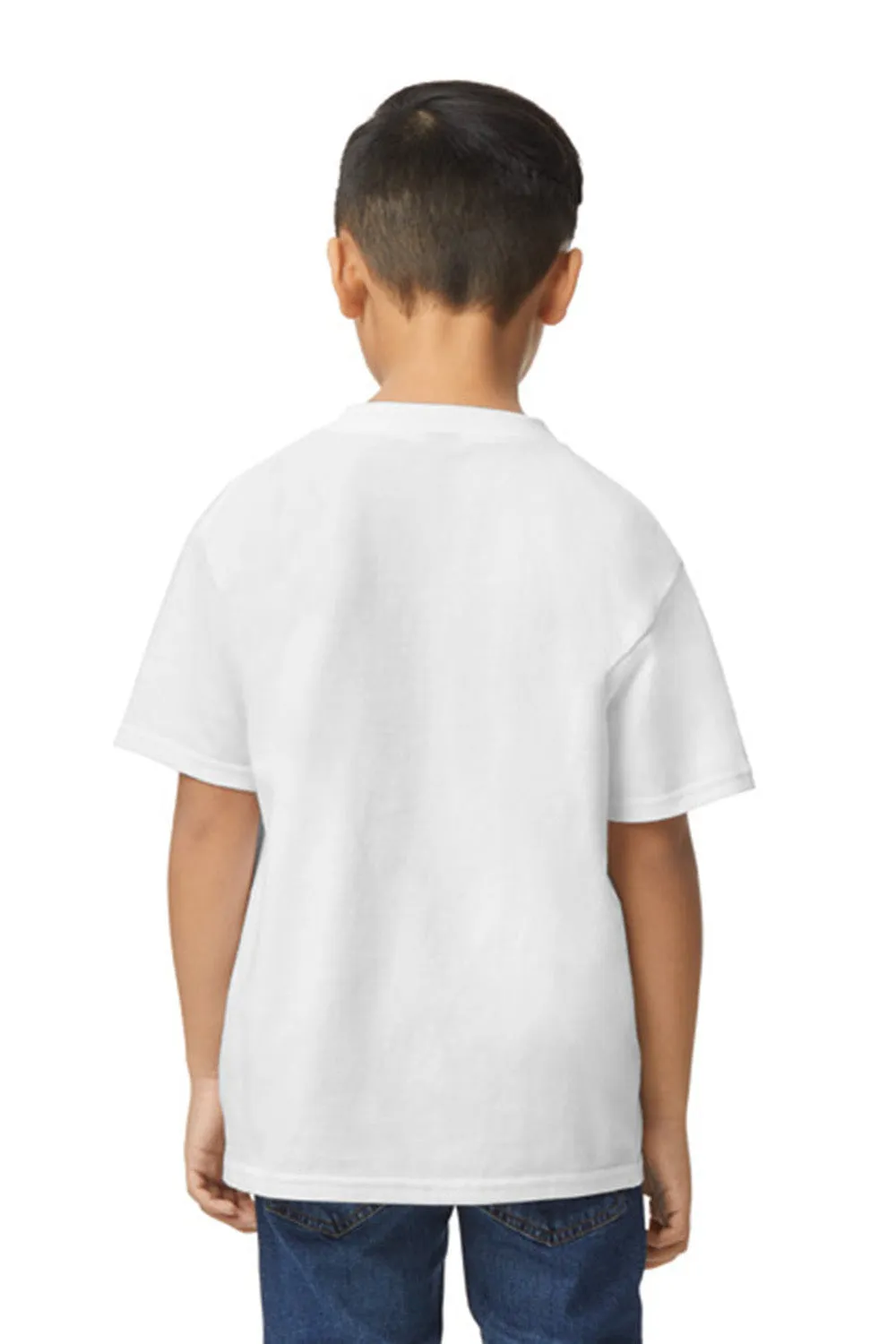 Gildan Youth Softstyle Short Sleeve Crewneck T-Shirt - White  Affordable Clothing Gildan