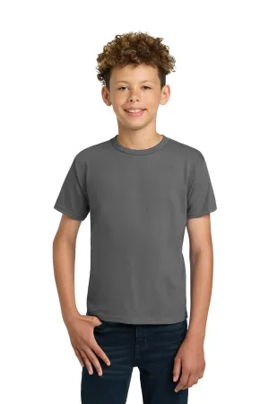 Gildan Youth Ultra Short Sleeve Crewneck T-Shirt - Charcoal Grey  Affordable Clothing Gildan