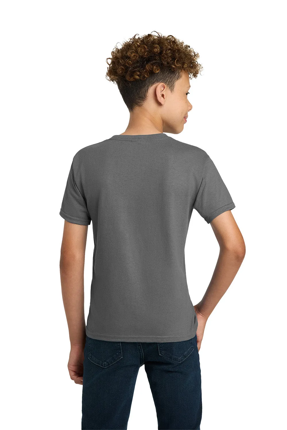Gildan Youth Ultra Short Sleeve Crewneck T-Shirt - Charcoal Grey  Affordable Clothing Gildan