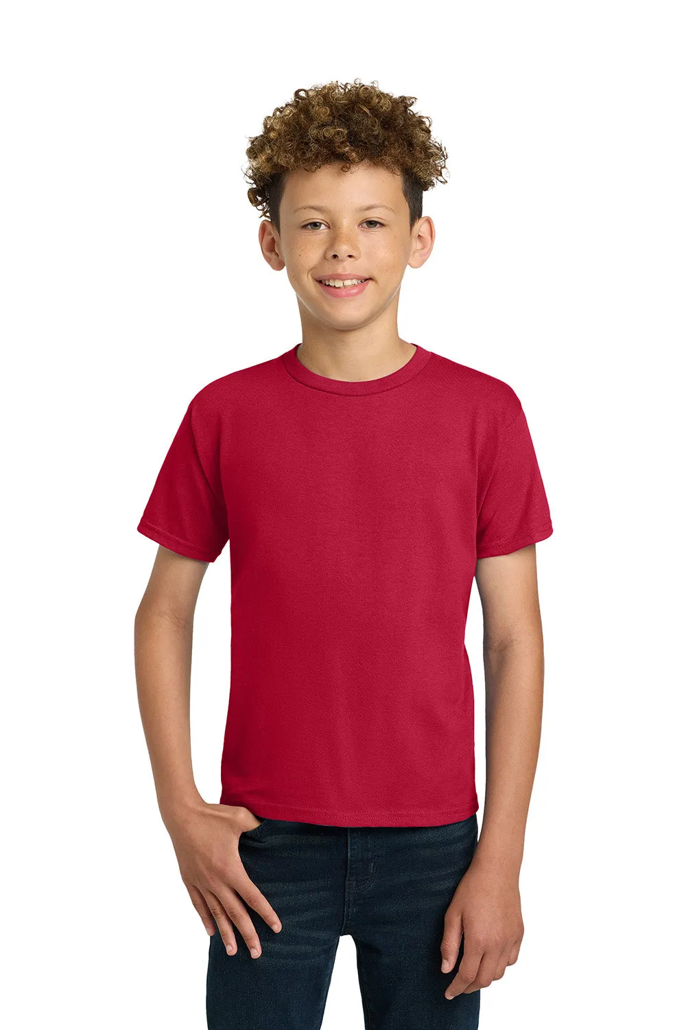 Gildan Youth Ultra Short Sleeve Crewneck T-Shirt - Cherry Red  Affordable Clothing Gildan