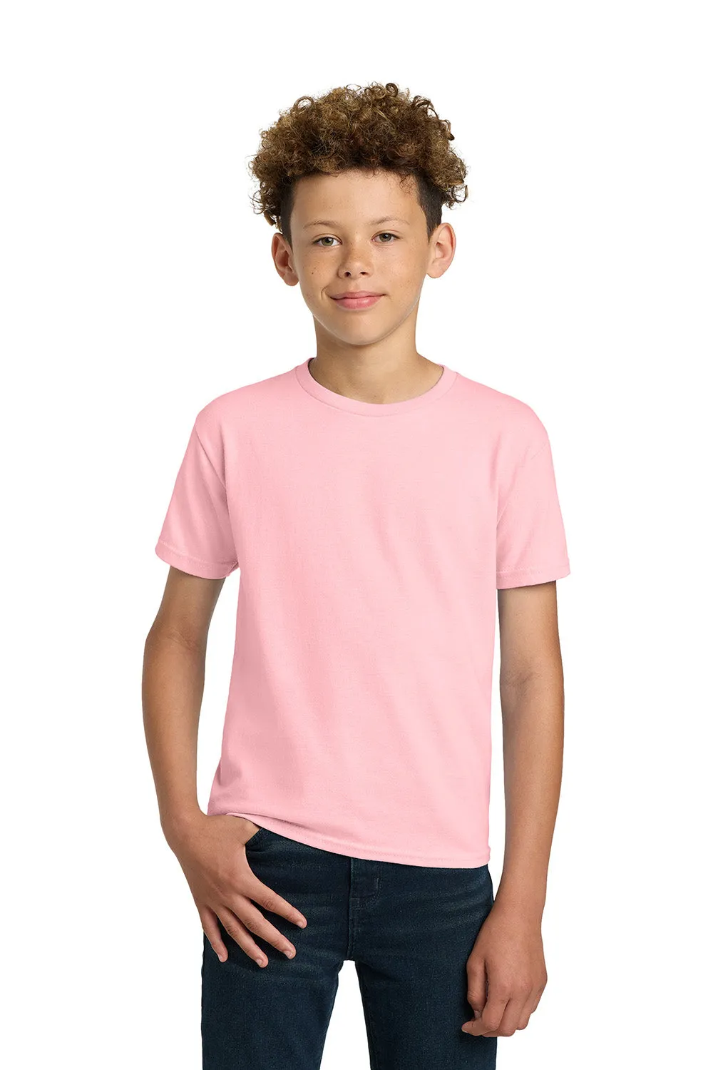 Gildan Youth Ultra Short Sleeve Crewneck T-Shirt - Light Pink  Affordable Clothing Gildan