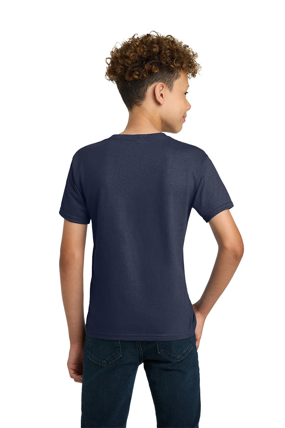 Gildan Youth Ultra Short Sleeve Crewneck T-Shirt - Navy Blue  Affordable Clothing Gildan