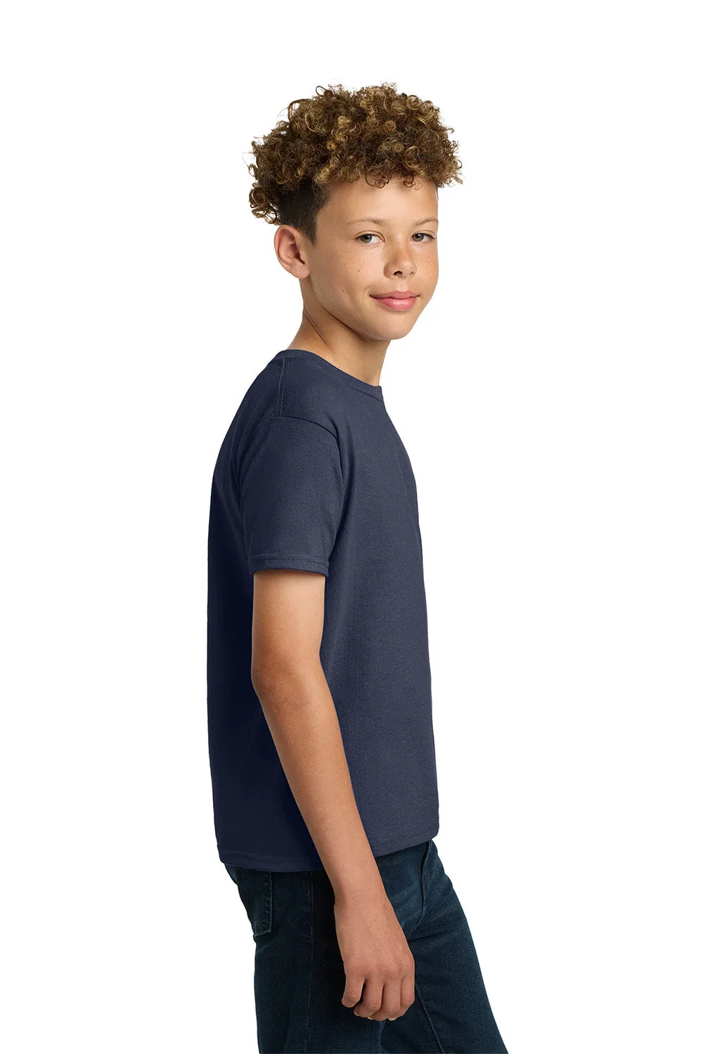 Gildan Youth Ultra Short Sleeve Crewneck T-Shirt - Navy Blue  Affordable Clothing Gildan