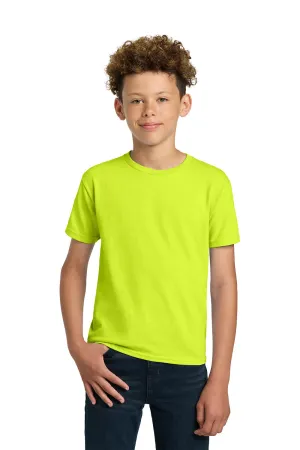 Gildan Youth Ultra Short Sleeve Crewneck T-Shirt - Safety Green  Affordable Clothing Gildan
