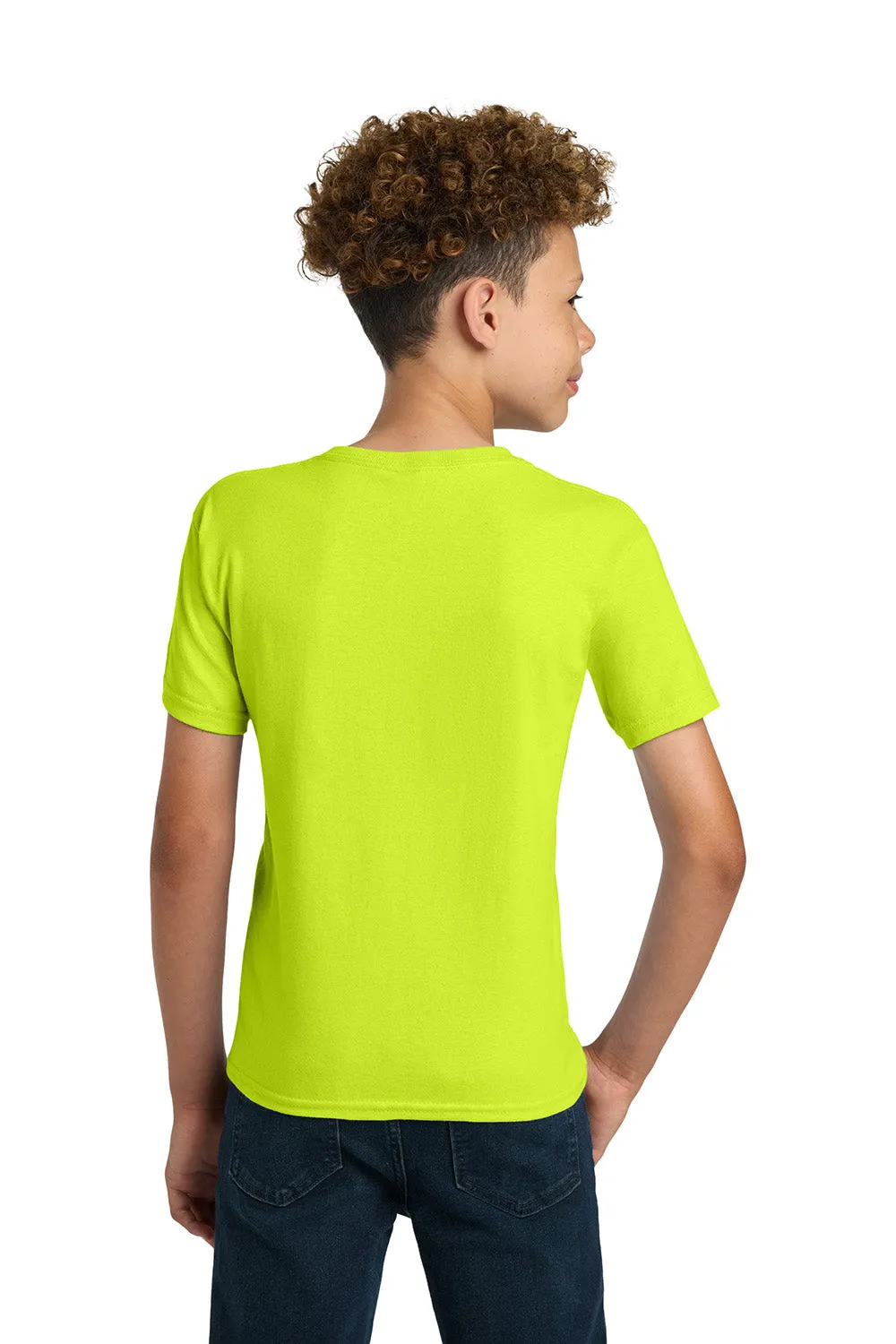 Gildan Youth Ultra Short Sleeve Crewneck T-Shirt - Safety Green  Affordable Clothing Gildan