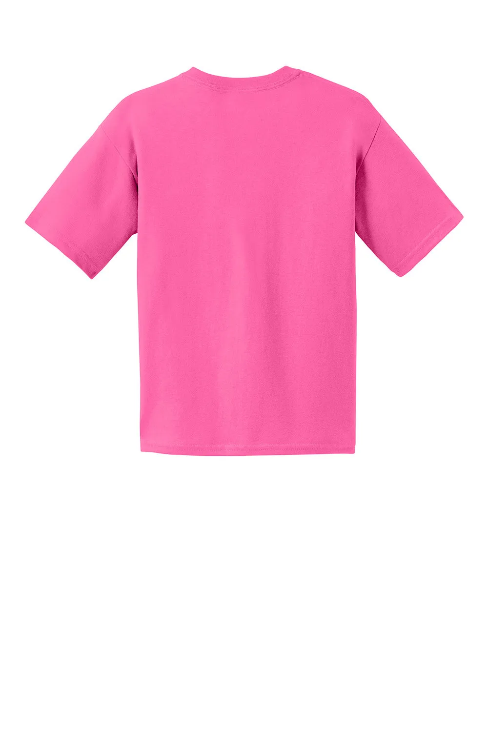 Gildan Youth Ultra Short Sleeve Crewneck T-Shirt - Safety Pink  Affordable Clothing Gildan