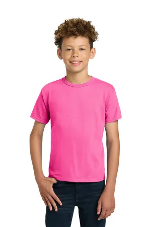 Gildan Youth Ultra Short Sleeve Crewneck T-Shirt - Safety Pink  Affordable Clothing Gildan