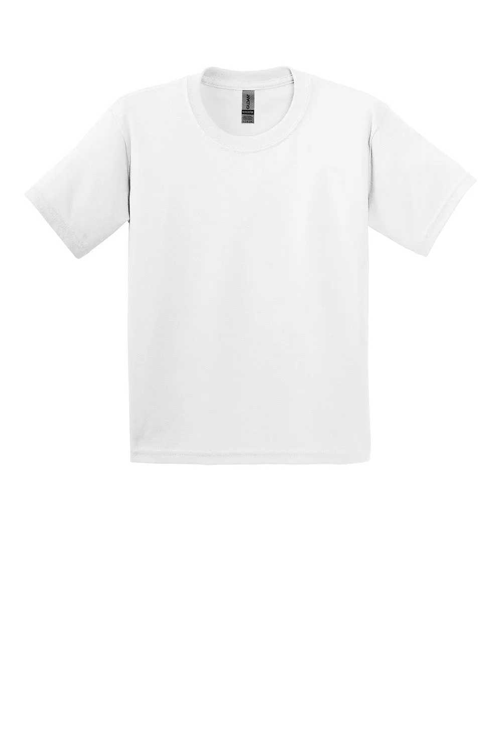 Gildan Youth Ultra Short Sleeve Crewneck T-Shirt - White  Affordable Clothing Gildan