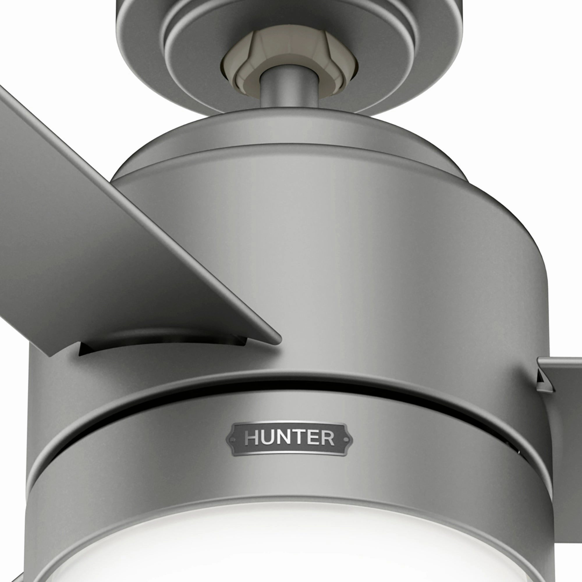 Gilmour 44"Ceiling Fan Matte Silver
