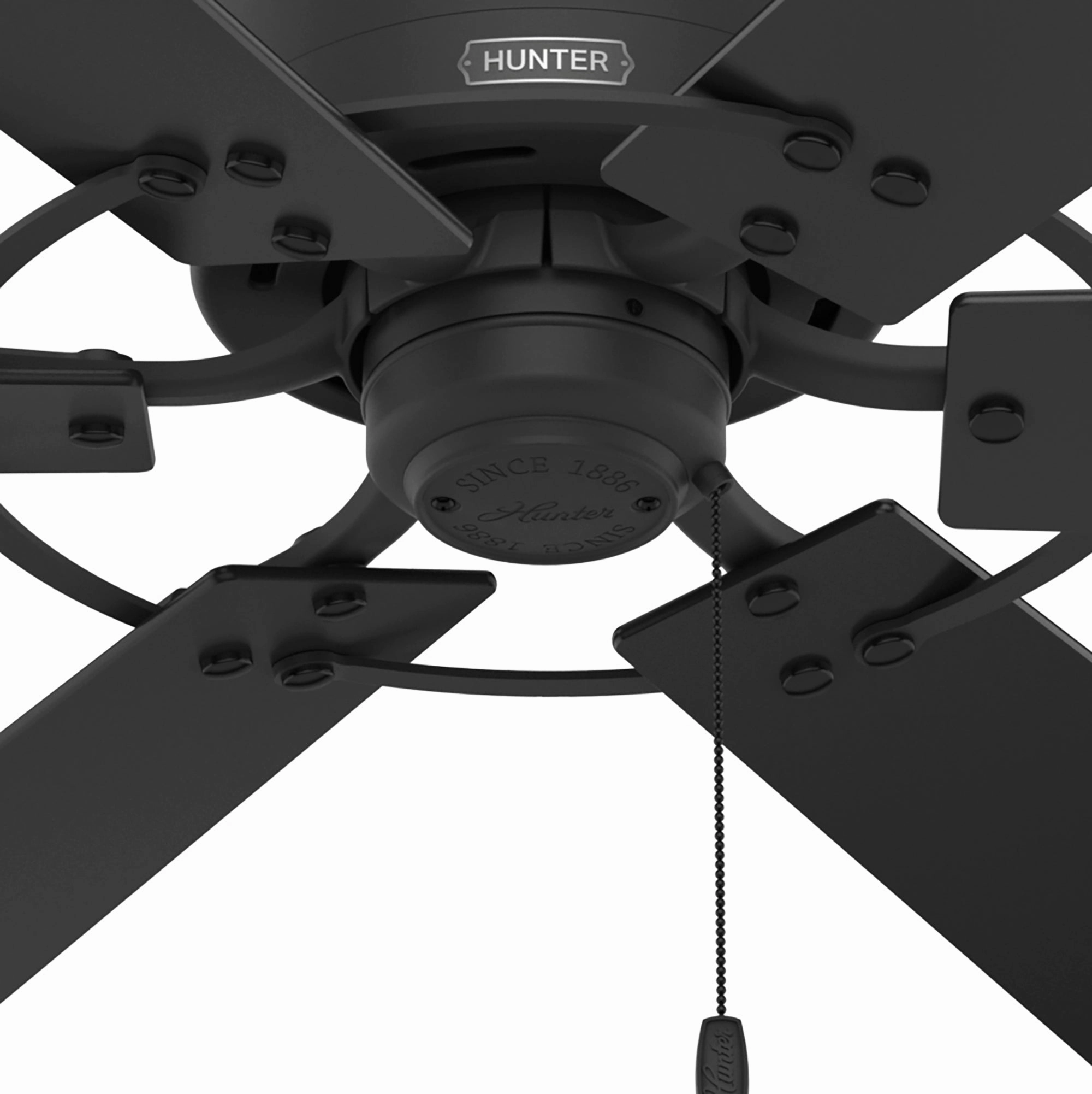 Gilrock 52"Ceiling Fan Matte Black