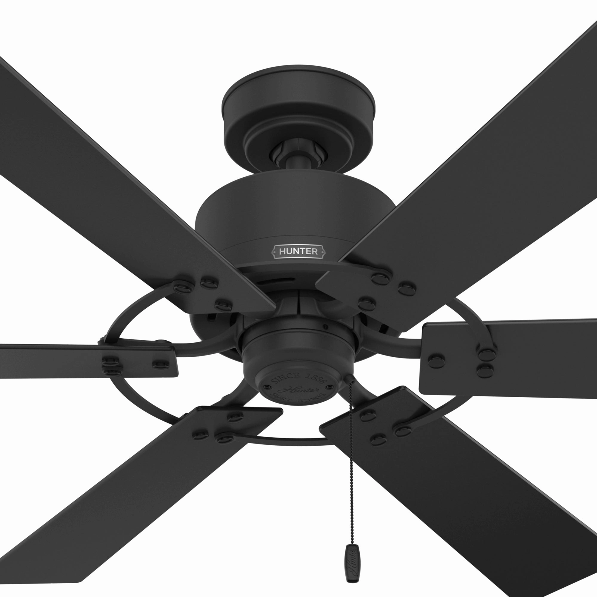Gilrock 52"Ceiling Fan Matte Black