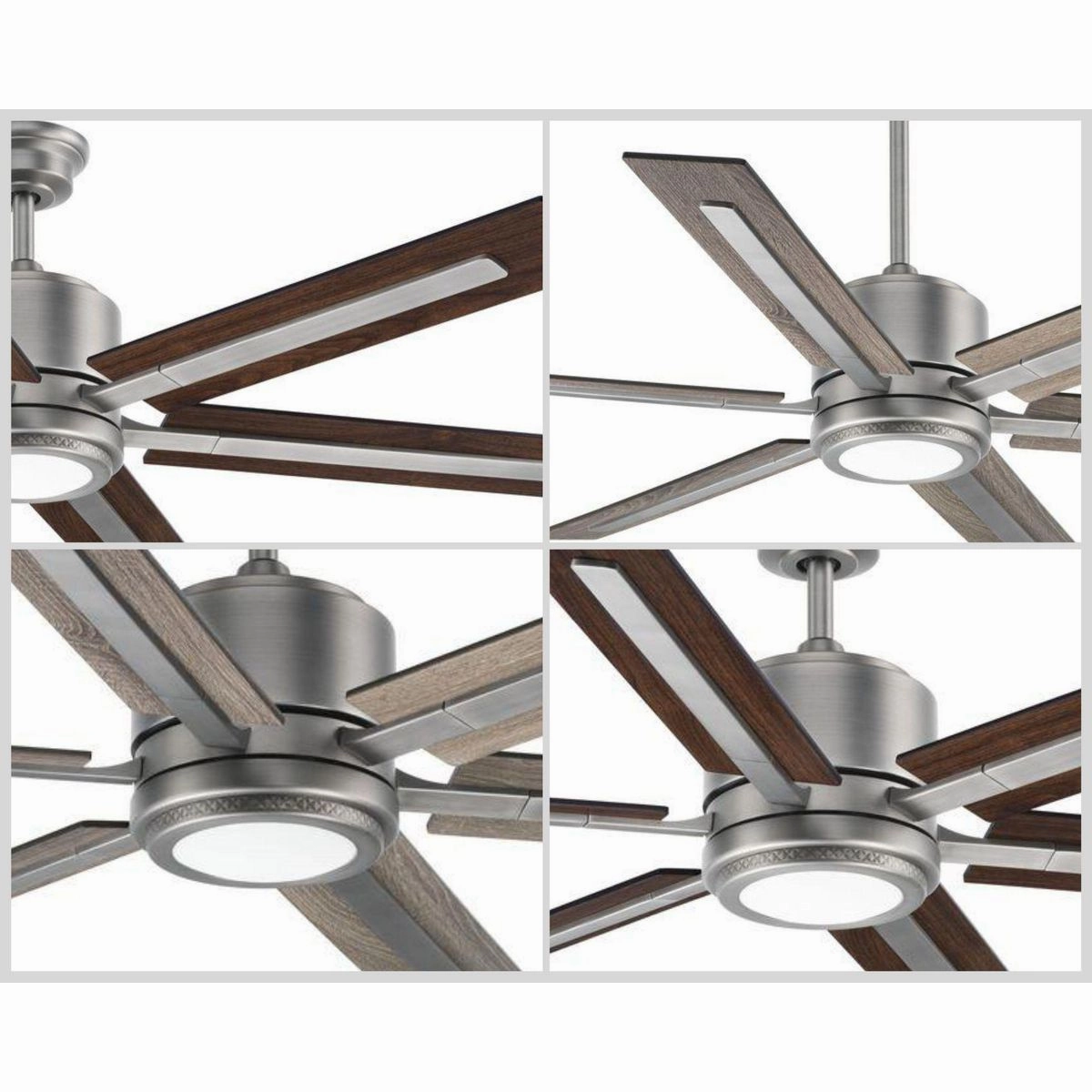 Glandon 60" Ceiling Fan Antique Nickel
