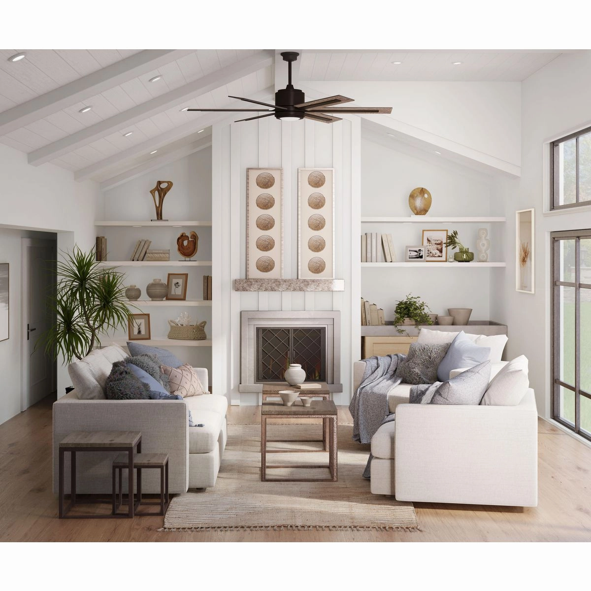 Glandon 60" Ceiling Fan Gilded Iron