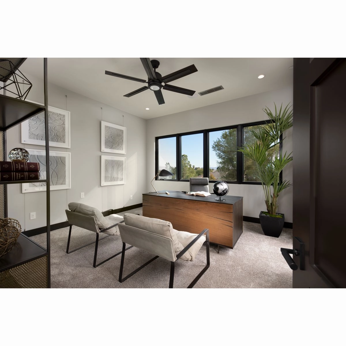 Glandon 60" Ceiling Fan Gilded Iron