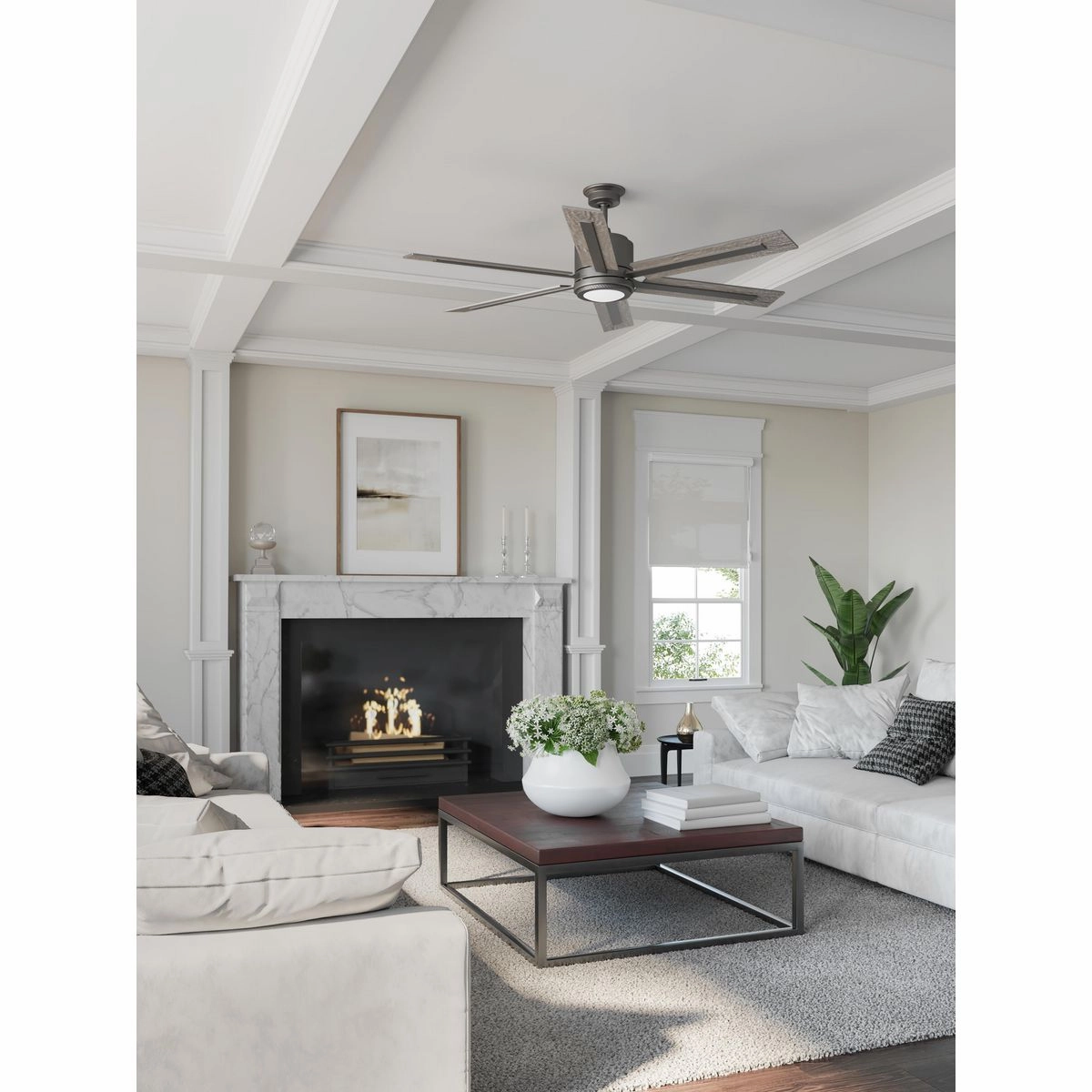 Glandon 60" Ceiling Fan Gilded Iron