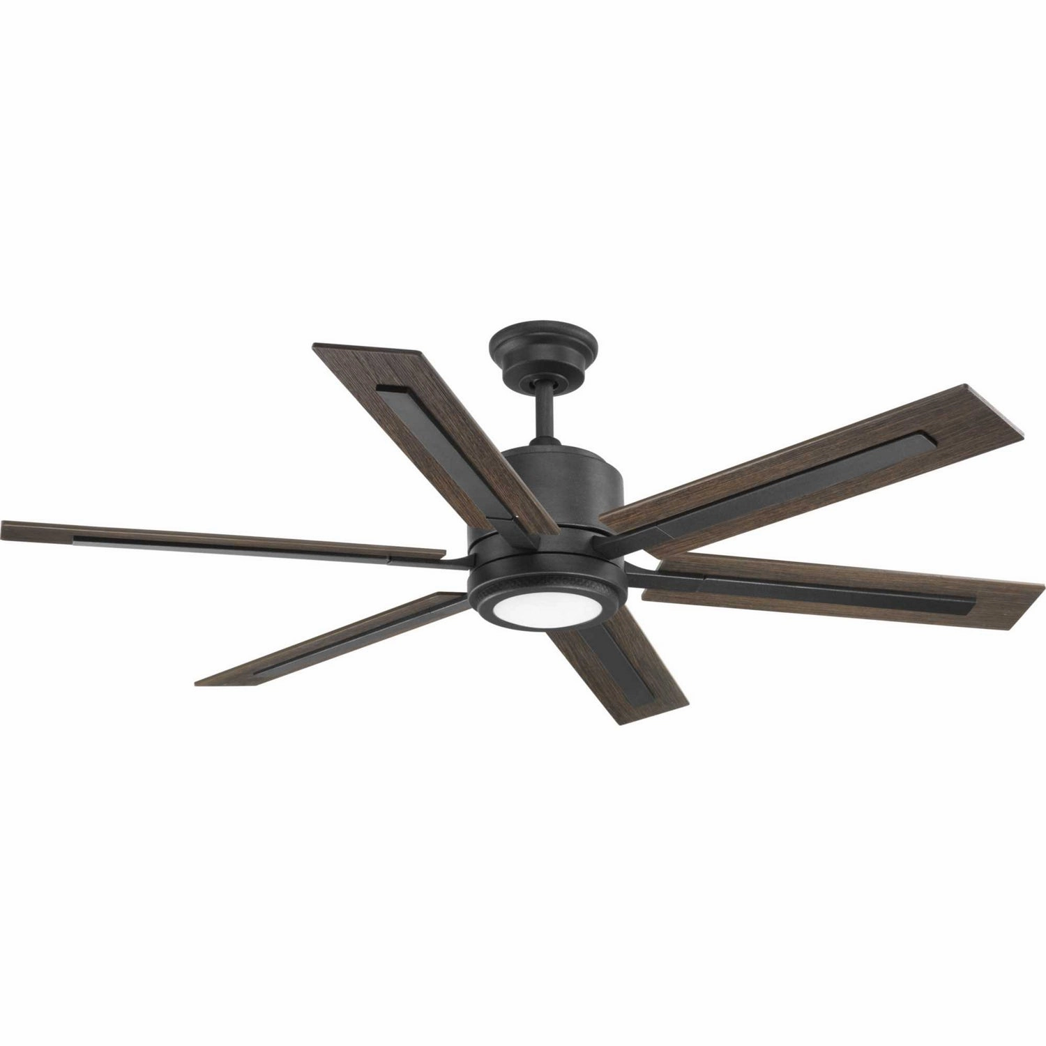 Glandon 60" Ceiling Fan Gilded Iron quiet medium fans for living room use