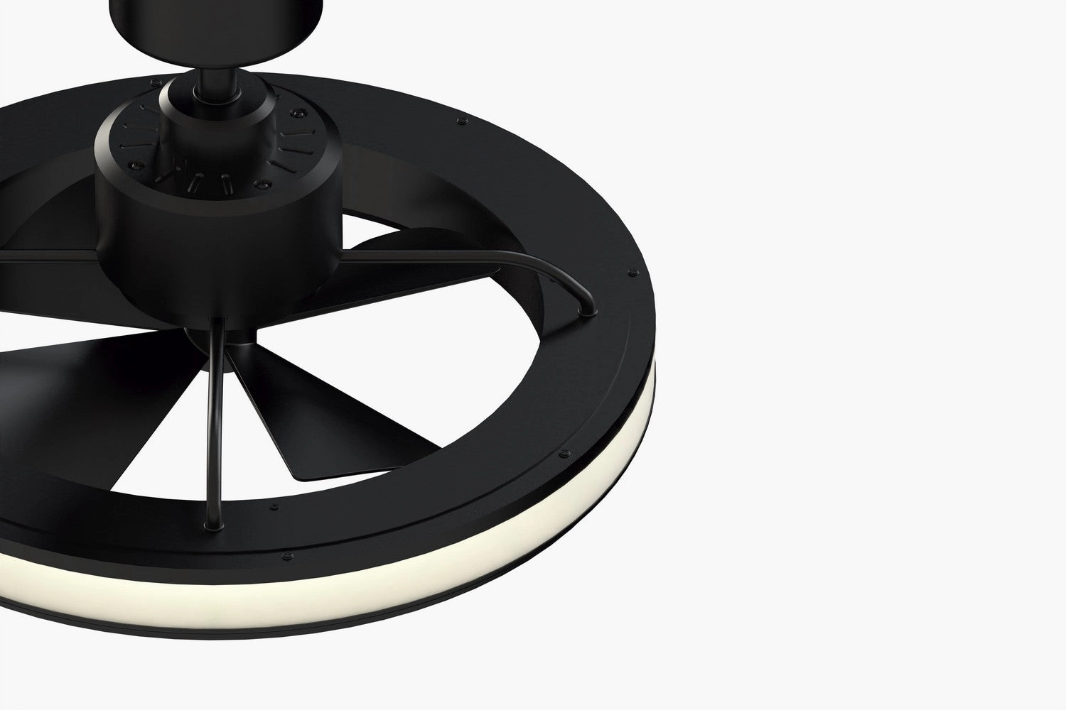 Gleam 16"Ceiling Fan Black