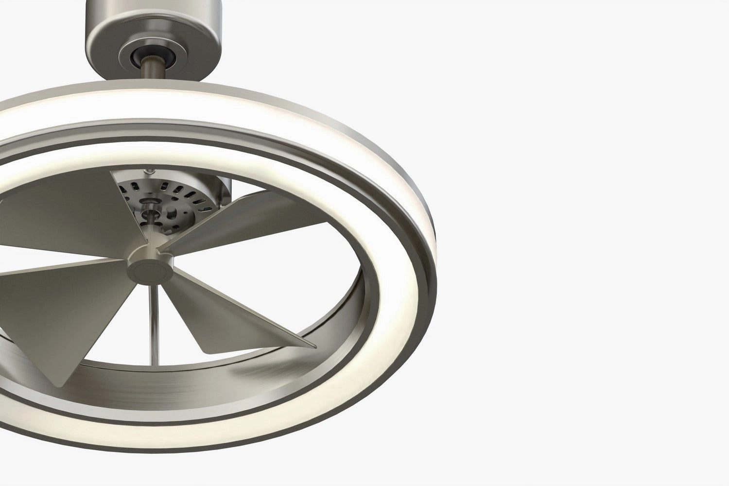 Gleam 16"Ceiling Fan Brushed Nickel