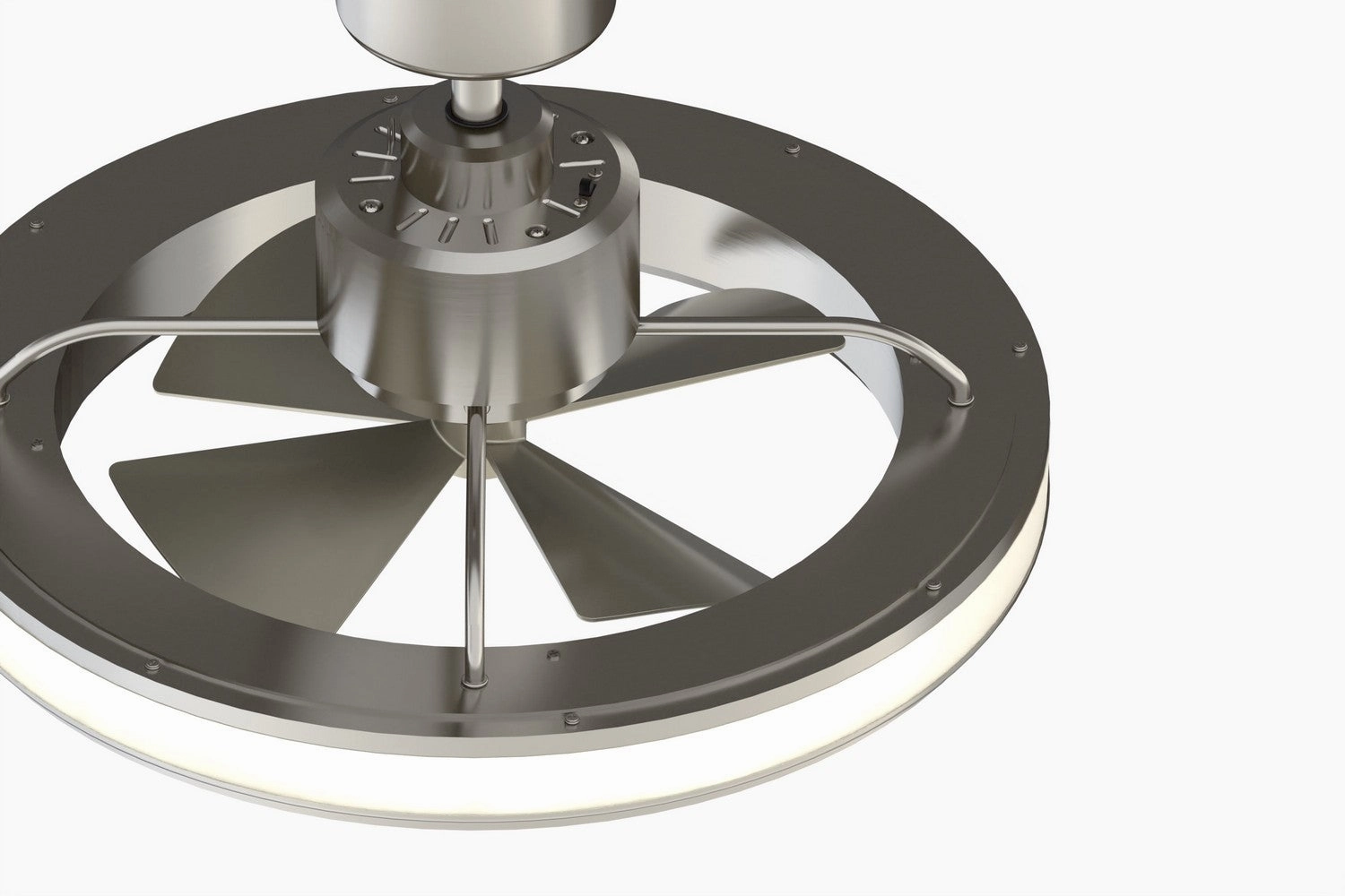 Gleam 16"Ceiling Fan Brushed Nickel