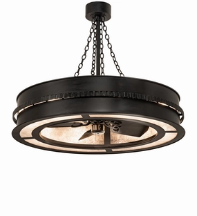 Golden Forge Eight Light Chandel-Air lightweight fans for moving around easily