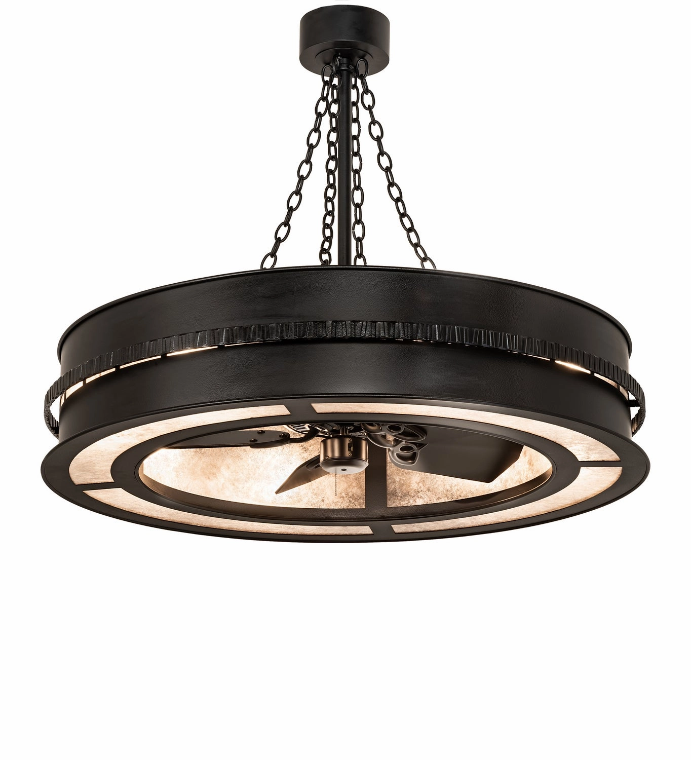 Golden Forge Eight Light Chandel-Air lightweight fans for moving around easily