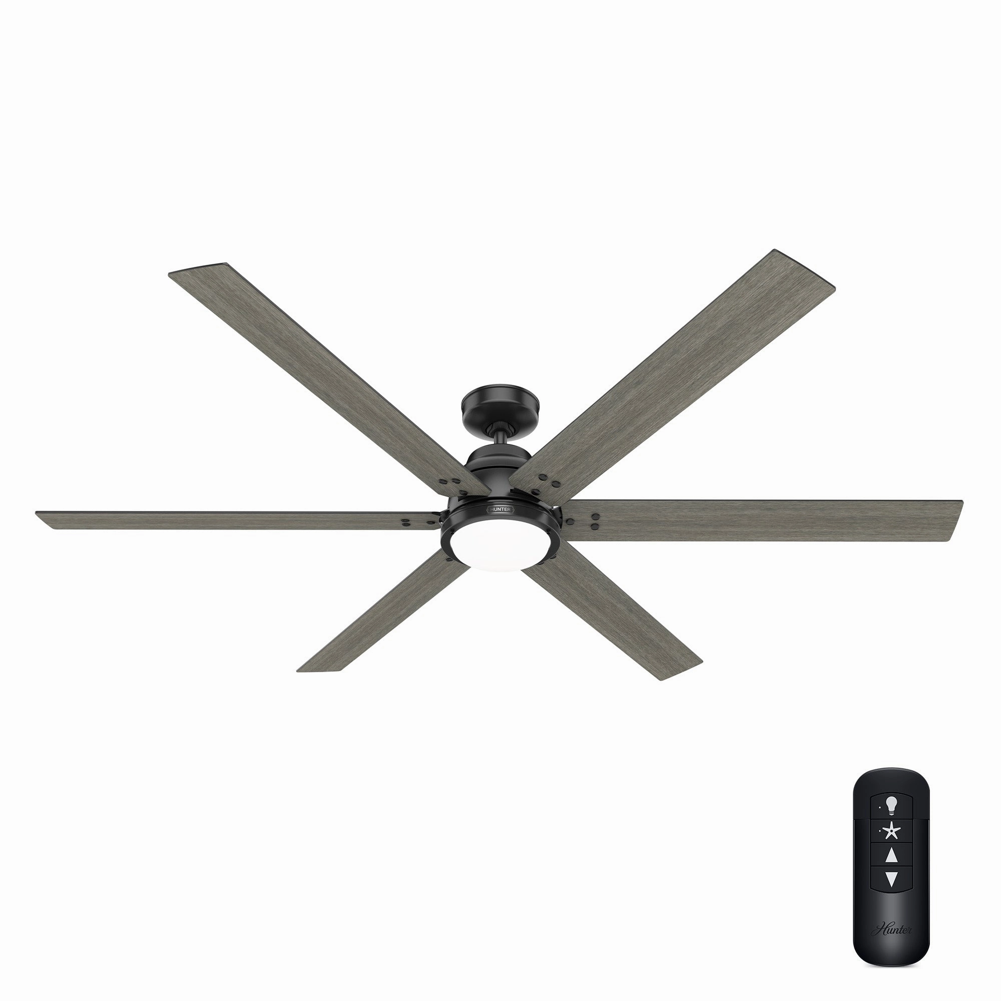 Gravity 72"Ceiling Fan Matte Black