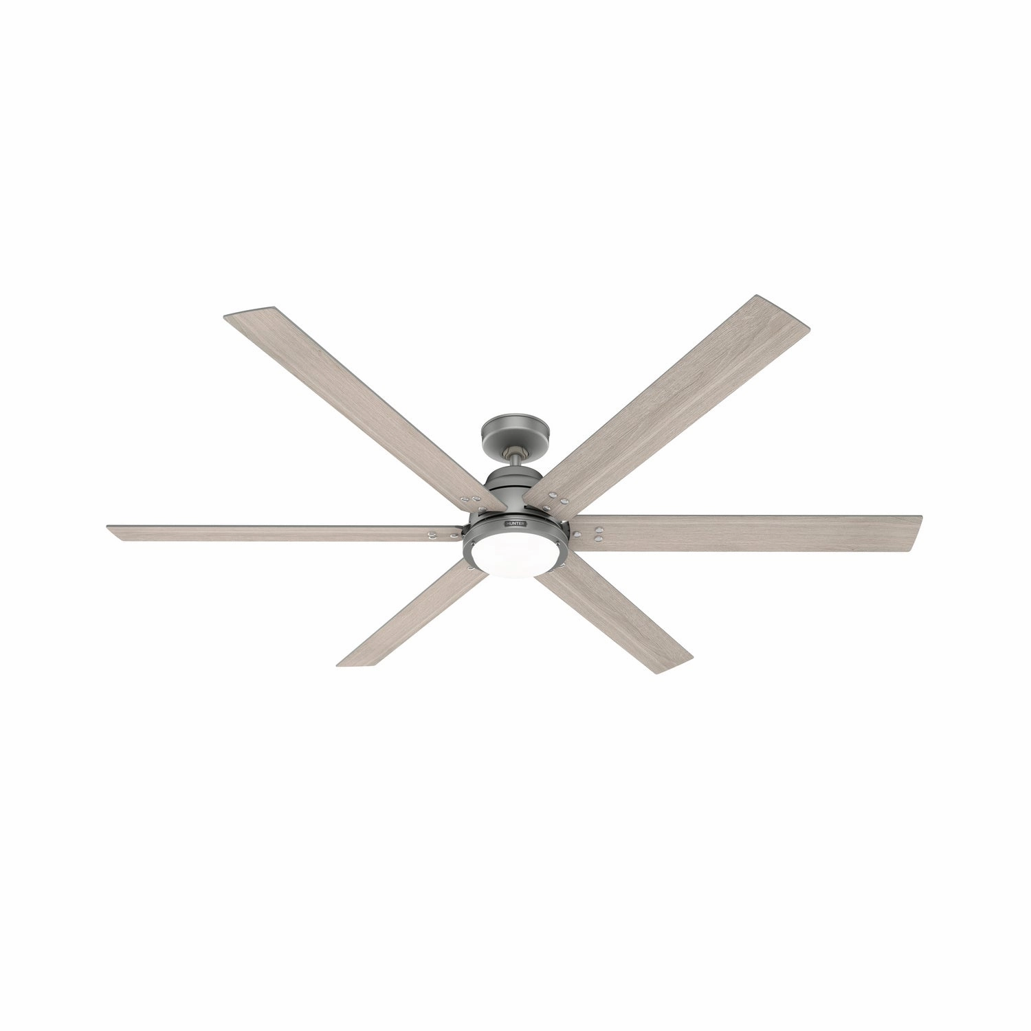 Gravity 72"Ceiling Fan Matte Silver large electric fans for spacious rooms