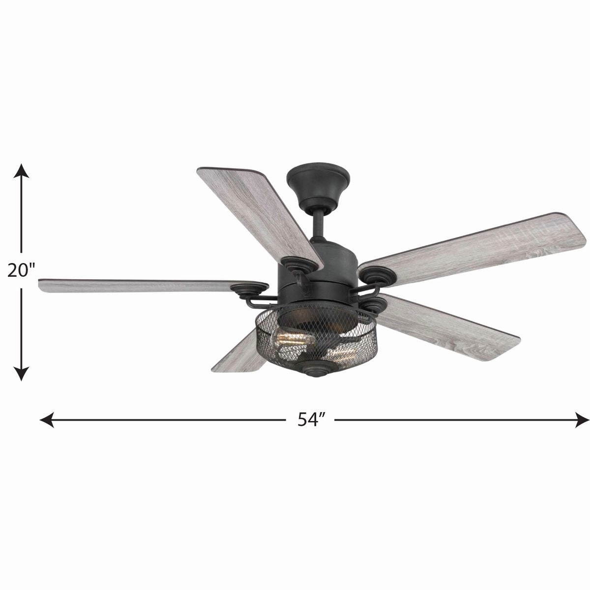 Greer 54"Ceiling Fan Gilded Iron