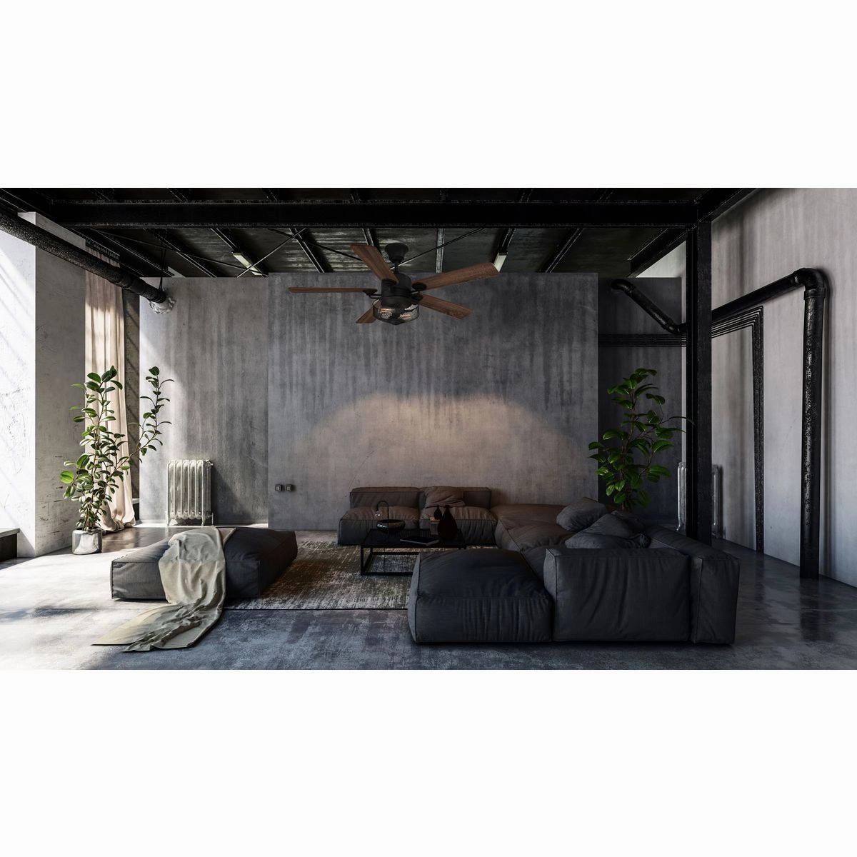 Greer 54"Ceiling Fan Gilded Iron