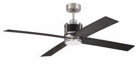 Gregory 56"Ceiling Fan Brushed Polished Nickel durable fans for long-lasting performance