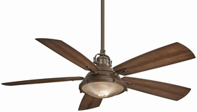 Groton Led 56" Ceiling Fan Oil Rubbed Bronze weatherproof fans for outdoor environments