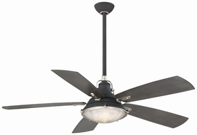 Groton Led 56" Ceiling Fan Sand Black weatherproof fans for outdoor environments