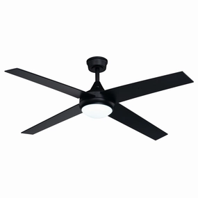 Hamlin 52"Ceiling Fan Black portable electric fans for dorm rooms