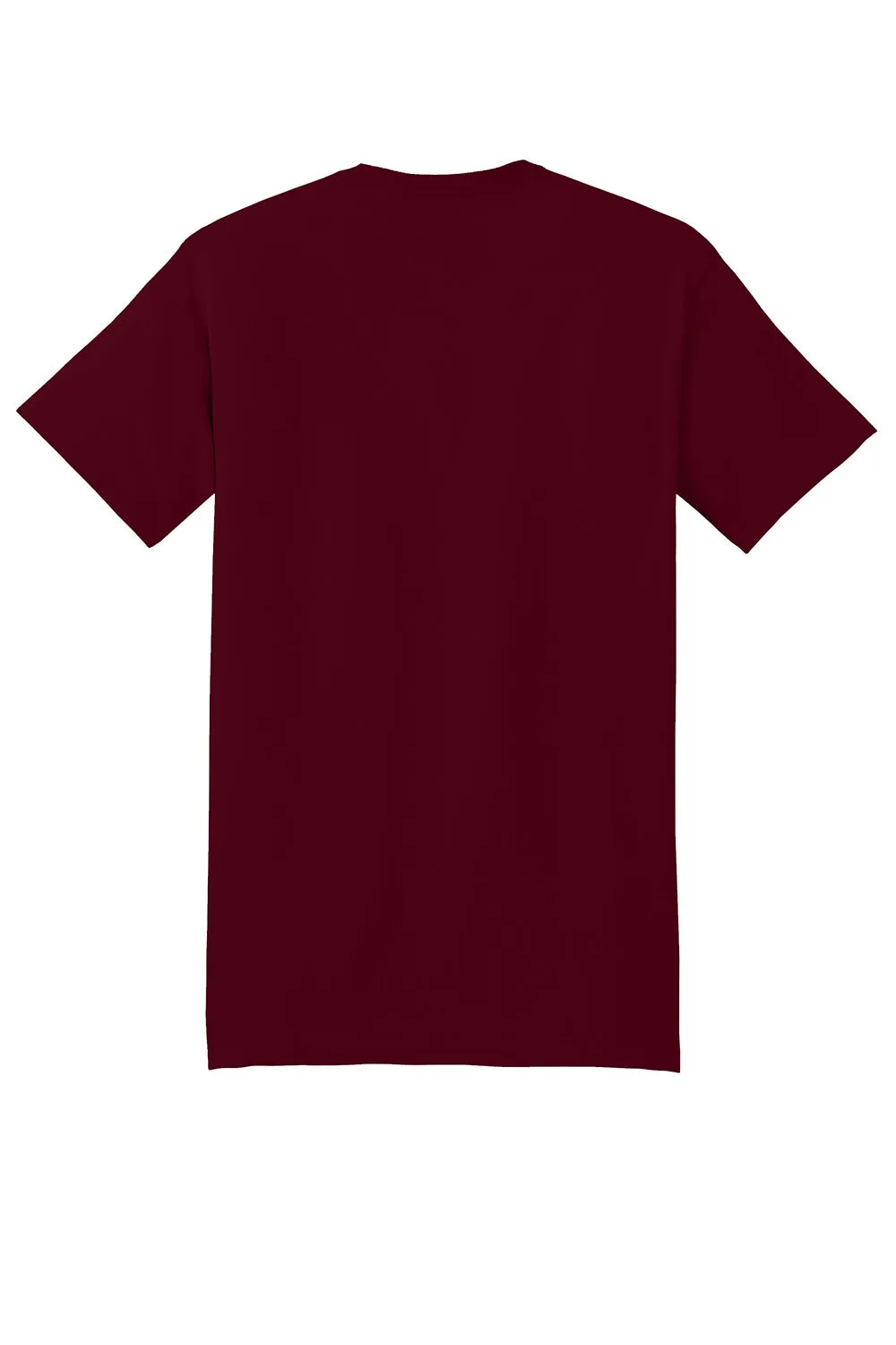 Hanes Mens Beefy-T Short Sleeve Crewneck T-Shirt - Maroon  Best cheap Clothing Hanes