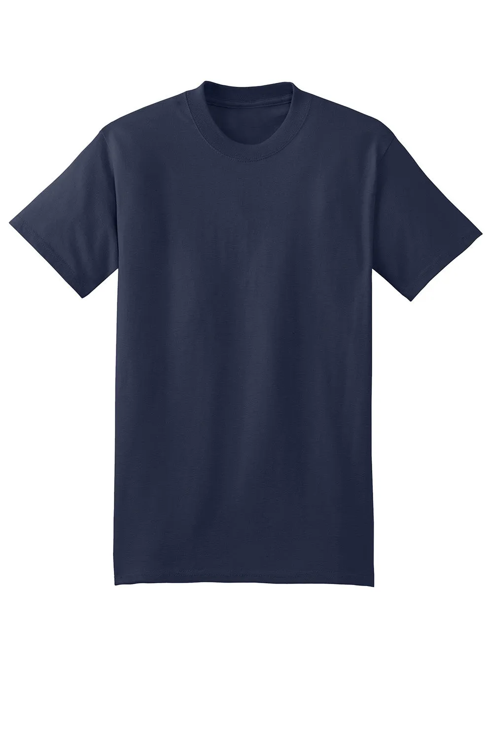 Hanes Mens Beefy-T Short Sleeve Crewneck T-Shirt - Navy Blue  Best cheap Clothing Hanes