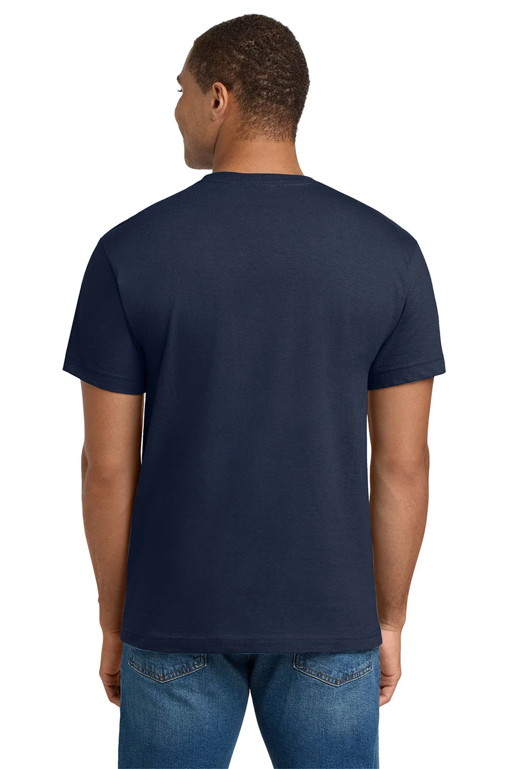 Hanes Mens Beefy-T Short Sleeve Crewneck T-Shirt - Navy Blue  Best cheap Clothing Hanes