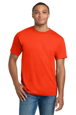 Hanes Mens Beefy-T Short Sleeve Crewneck T-Shirt - Orange  Best cheap Clothing Hanes