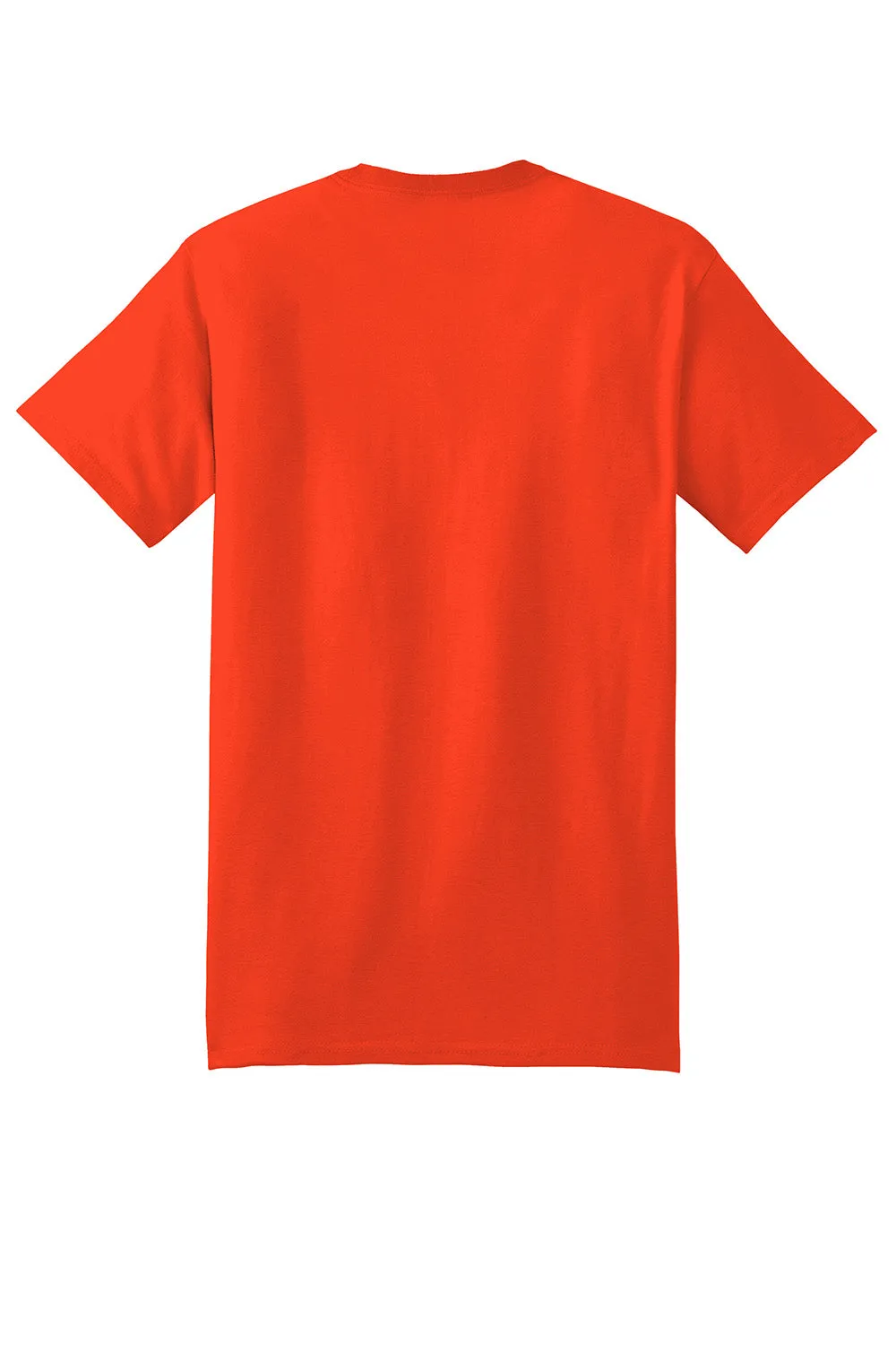 Hanes Mens Beefy-T Short Sleeve Crewneck T-Shirt - Orange  Best cheap Clothing Hanes
