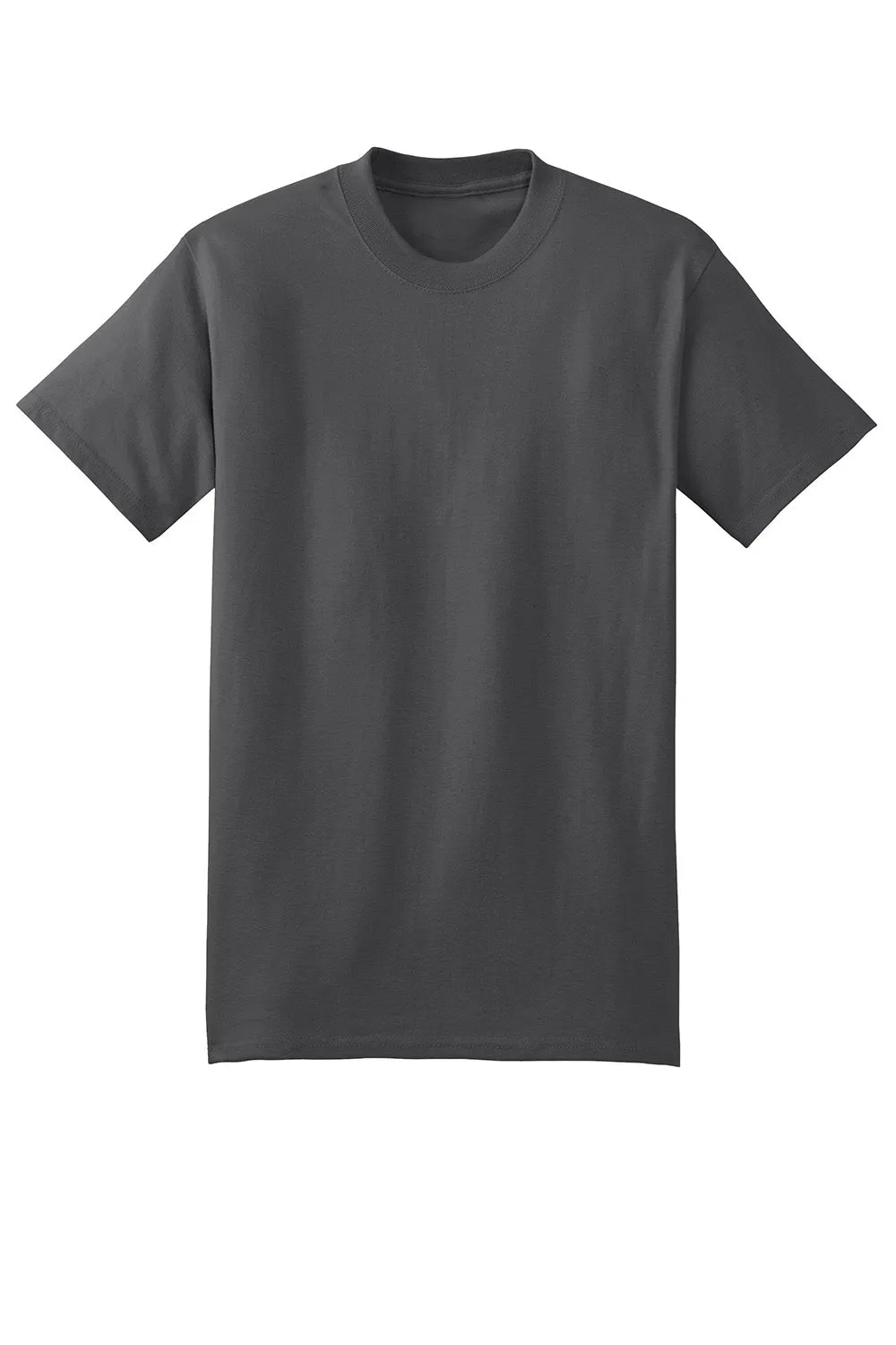 Hanes Mens Beefy-T Short Sleeve Crewneck T-Shirt - Smoke Grey  Best cheap Clothing Hanes