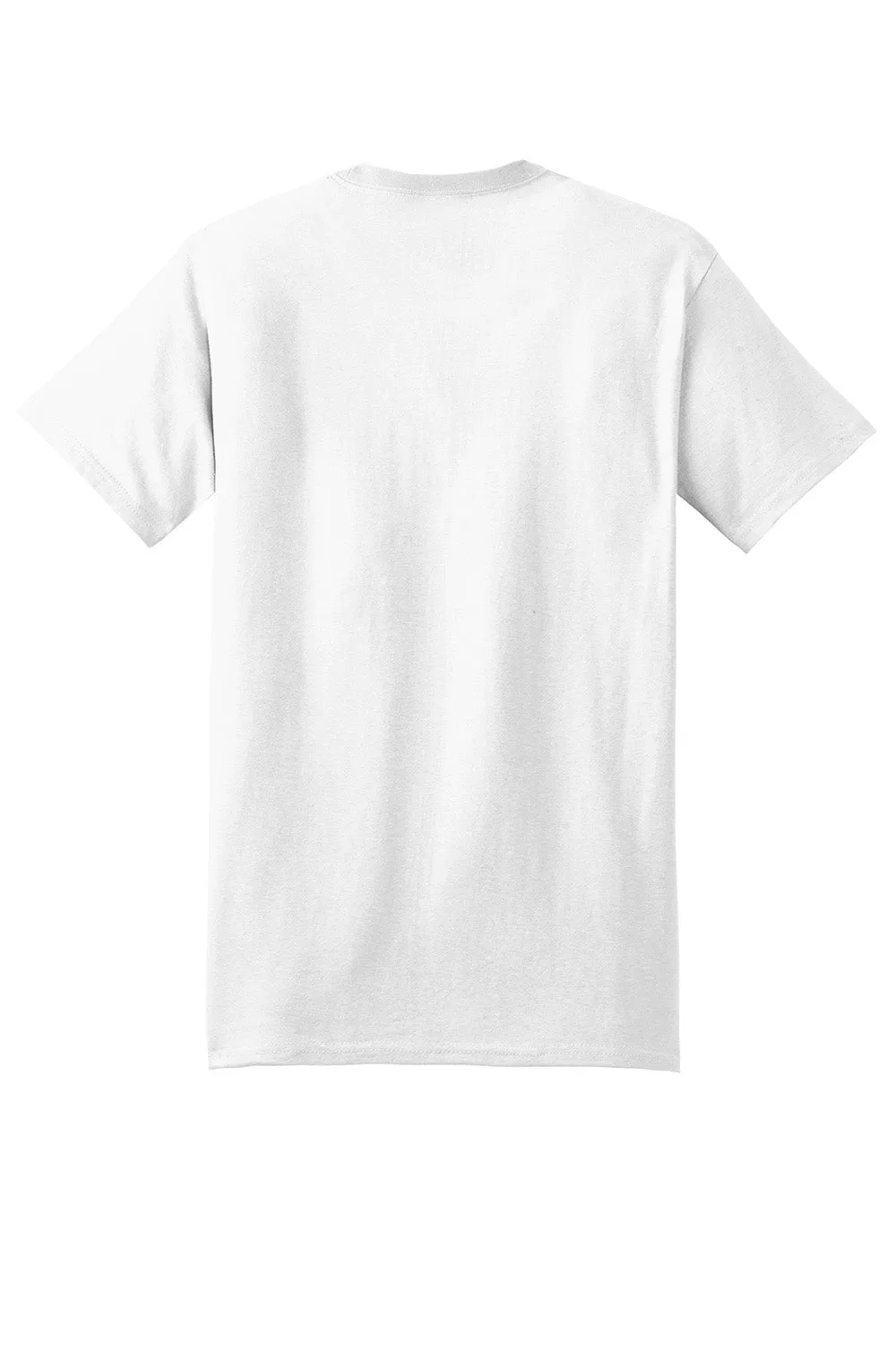 Hanes Mens Beefy-T Short Sleeve Crewneck T-Shirt - White  Best cheap Clothing Hanes