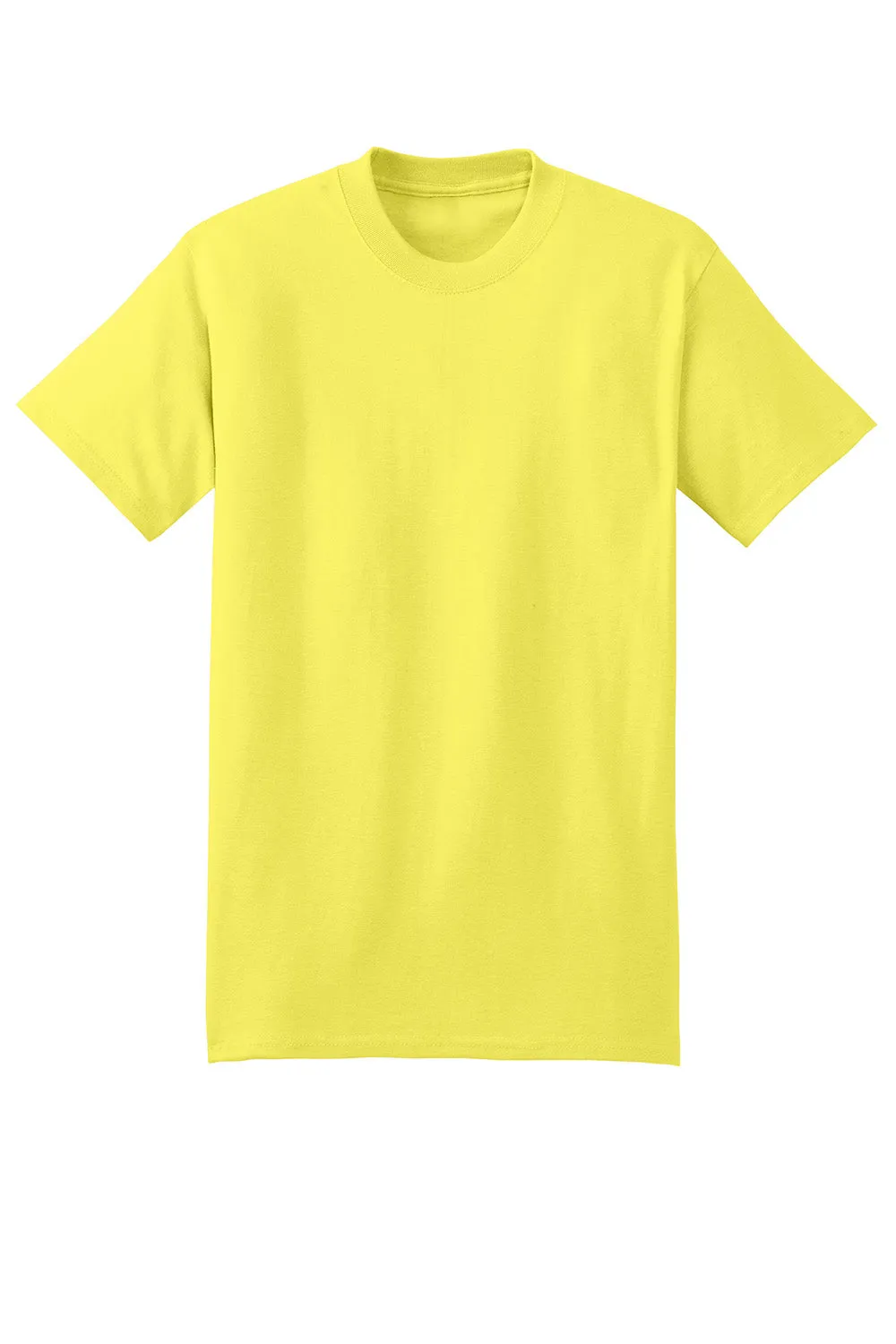Hanes Mens Beefy-T Short Sleeve Crewneck T-Shirt - Yellow  Best cheap Clothing Hanes