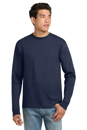 Hanes Mens ComfortSoft Long Sleeve Crewneck T-Shirt - Navy Blue  Best cheap Clothing Hanes