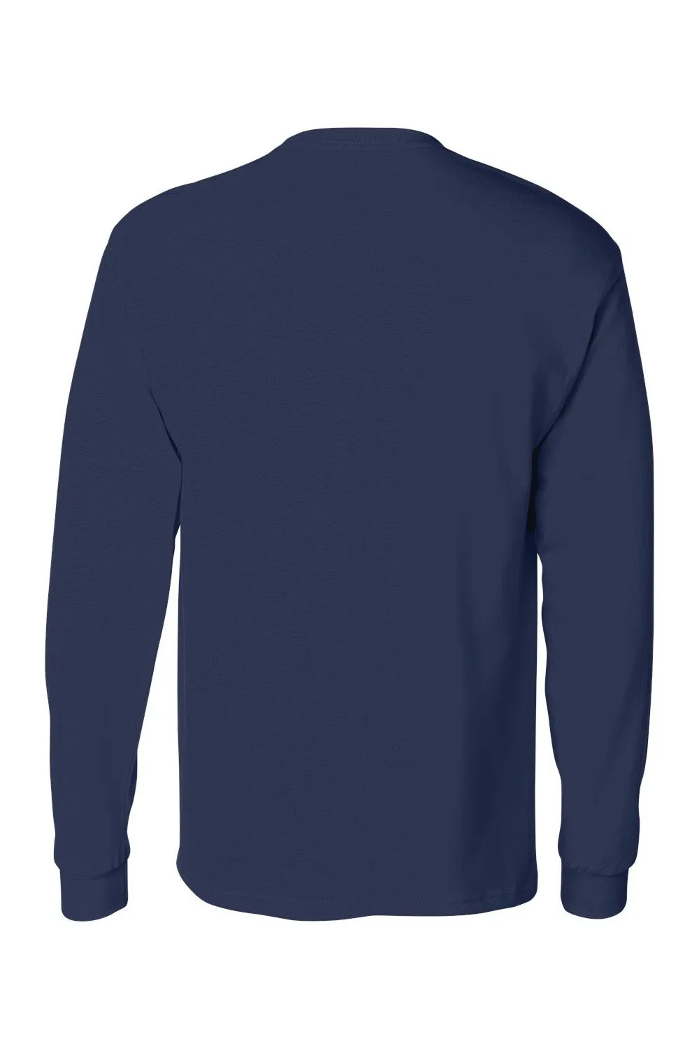 Hanes Mens ComfortSoft Long Sleeve Crewneck T-Shirt w/ Pocket - Navy Blue  Best cheap Clothing Hanes